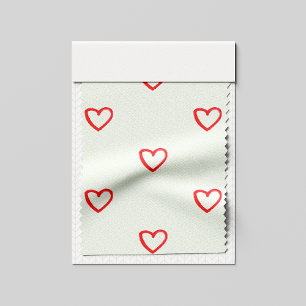 Tissu Motif de cœurs rouges, Mignon, Amour