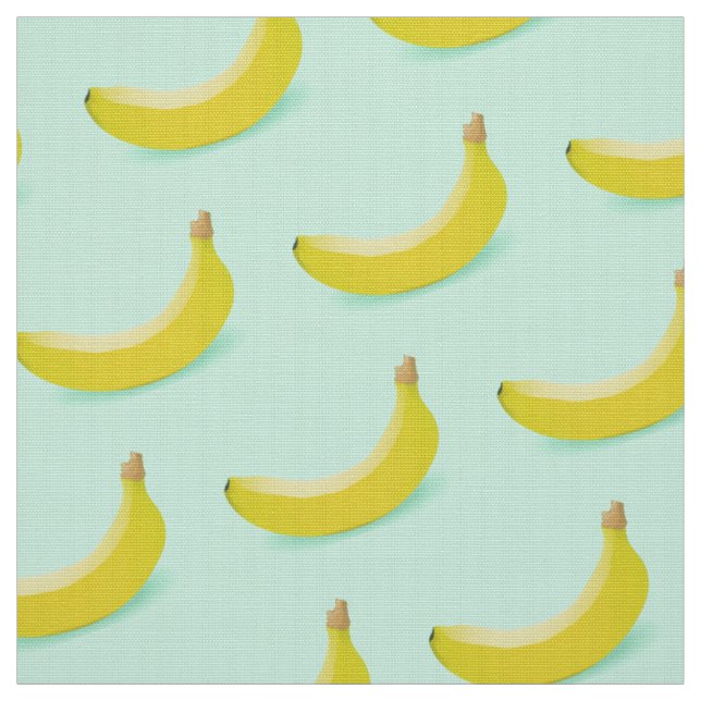 Tissu Motif DE CONCEPTION BANANES EN ARRIÈRE - PLAN VERT (Échantillon)