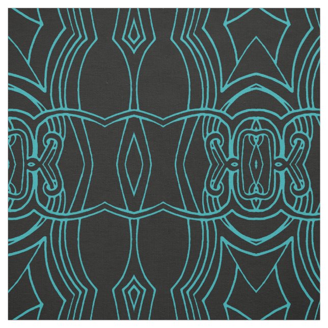 Tissu Motif de conception d'art en ligne (Échantillon)