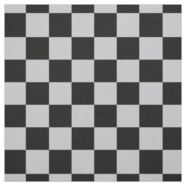 Tissu Motif de contrôle de cendres gris noir (Échantillon)