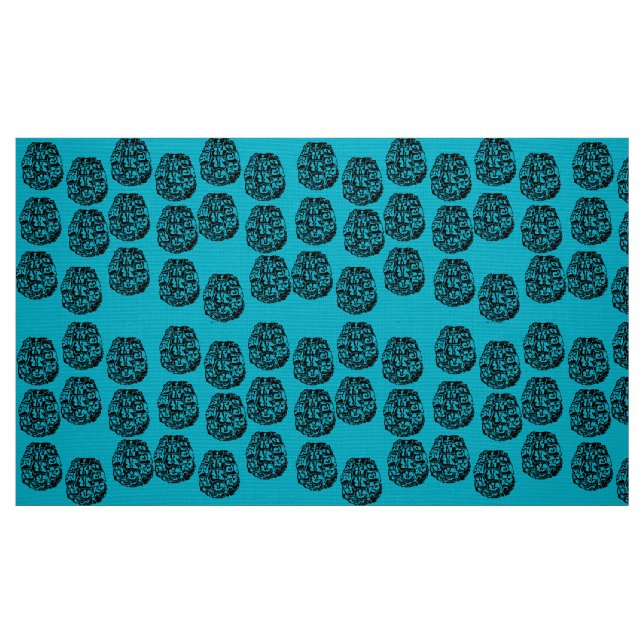 Tissu Motif de coquilles de tortue (Fat Quarter)