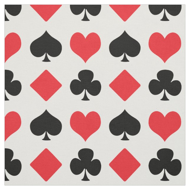 Tissu Motif de costume de carte (Échantillon)