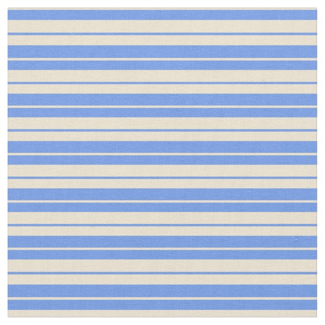 Tissu Motif de couleur beige et Cornflower bleu (Fermer)