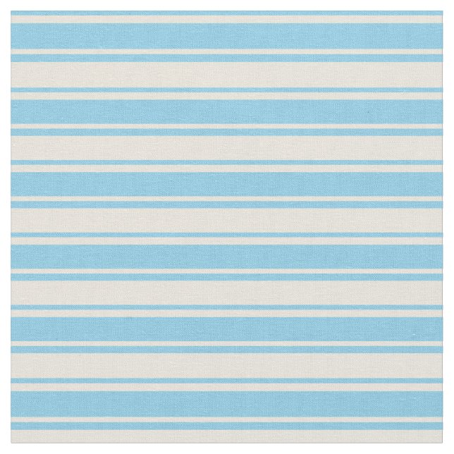 Tissu Motif de couleur bleu ciel et beige (Fermer)