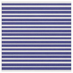 Tissu Motif de couleur bleu et blanc de minuit