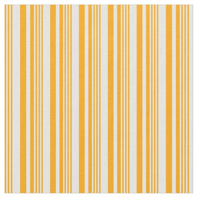Tissu Motif de couleur orange et blanche (Fermer)