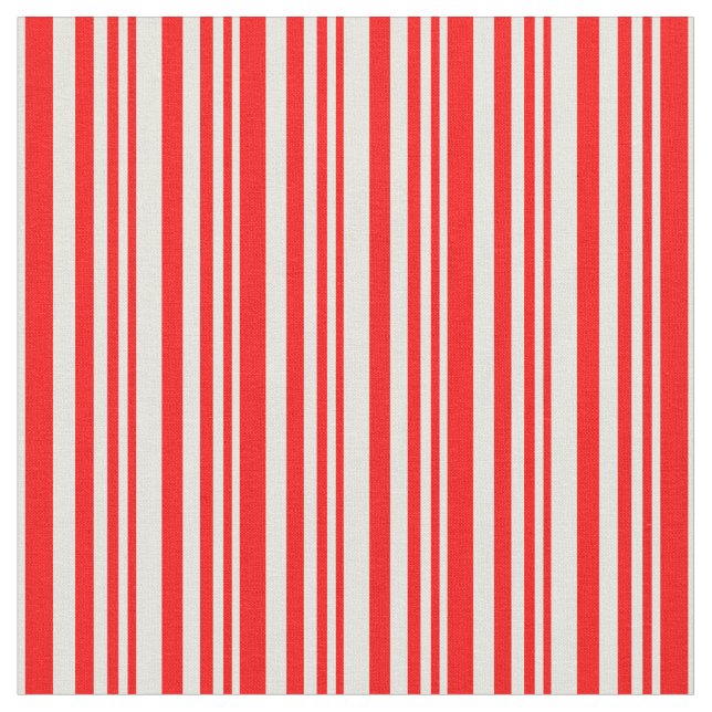 Tissu Motif de couleur rouge et beige (Fermer)