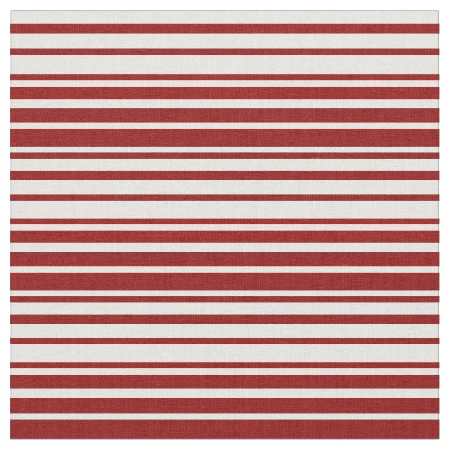 Tissu Motif de couleur rouge foncé et blanc (Fermer)
