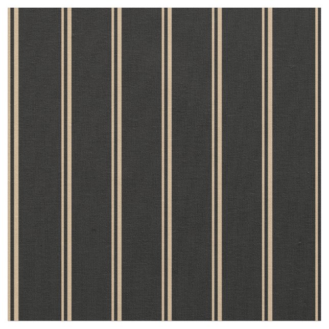 Tissu Motif de couleur Tan et Noir (Fermer)