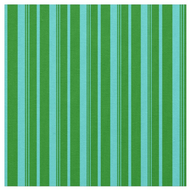 Tissu Motif de couleur turquoise et verte (Fermer)