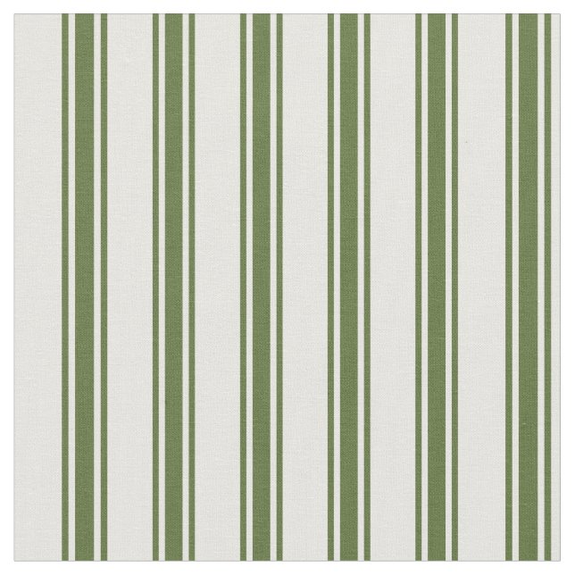 Tissu Motif de couleur vert ocre blanc et foncé (Fermer)