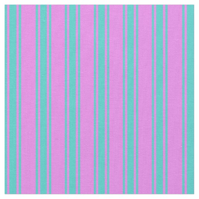 Tissu Motif de couleur violet et turquoise (Fermer)