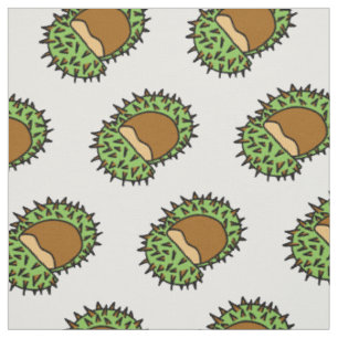 Tissu Motif de couple de marrons d'automne