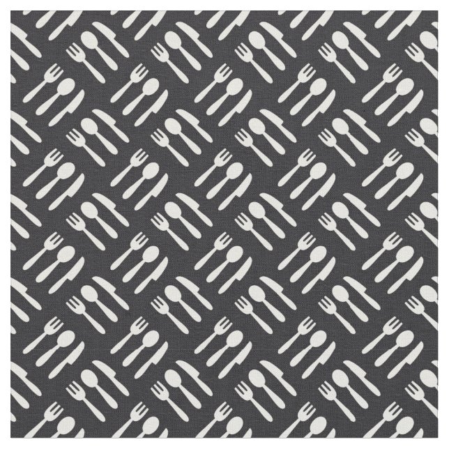 Tissu Motif de couteau à fourche (Fermer)