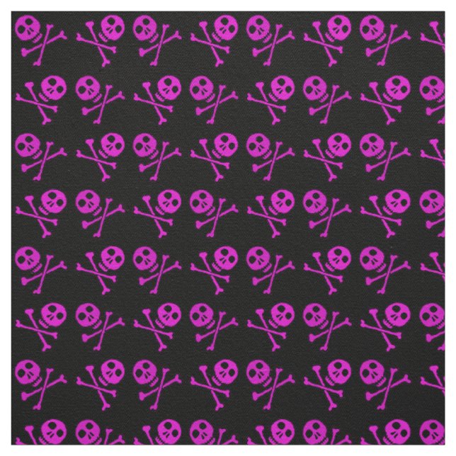 Tissu Motif de crâne de roses indien (Échantillon)