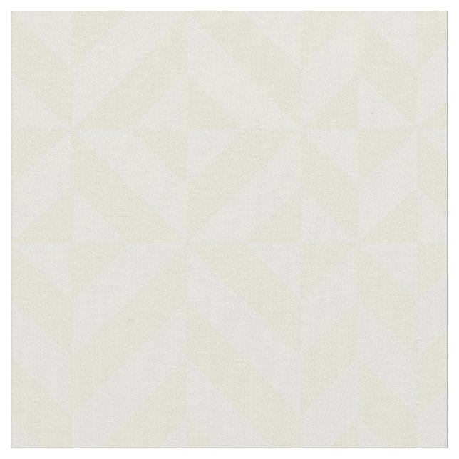 Tissu Motif de cube géométrique or pâle (Fermer)