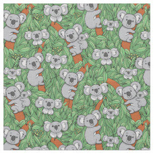 Tissu Motif de Cute Koala Bears