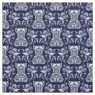Tissu Motif de Damas de Corse Florale