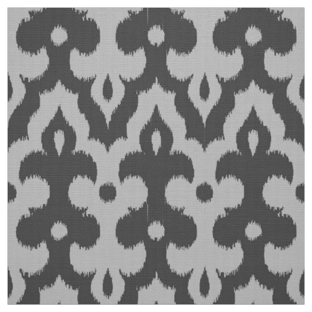 Tissu Motif de damassé d'Ikat de Marocain, nuances de (Échantillon)