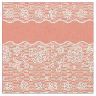 Tissu Motif de dentelle, cru 4 de fleur