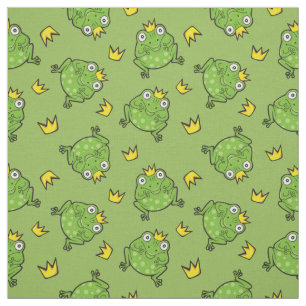Tissu Motif de dessin de grenouille