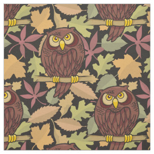 Tissu Motif de dessin de Owl