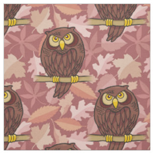 Tissu Motif de dessin de Owl