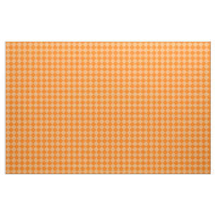 Tissu Motif de diamants orange combiné par STaylor