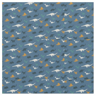 Tissu Motif de dinosaure spatiale