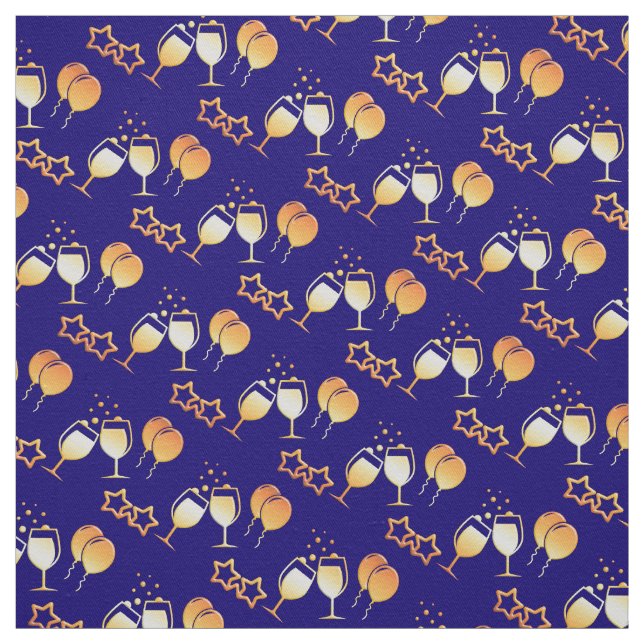 Tissu motif de fête de vacances (Échantillon)
