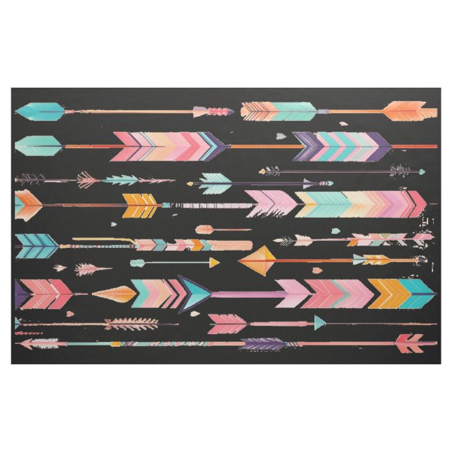 Tissu Motif de flèche multicolore Thunder_Cove (Yard)