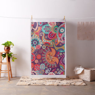 Tissu Motif de fleur chic de Boho de hippie de Bohème de