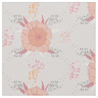 Tissu motif de fleurs