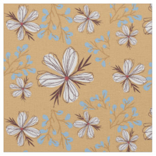 Tissu motif de fleurs
