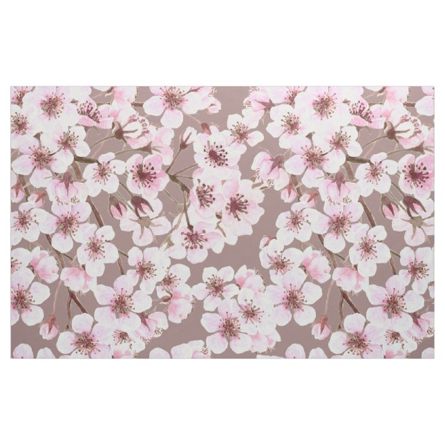 Tissu Motif de fleurs de cerisiers (Fat Quarter)