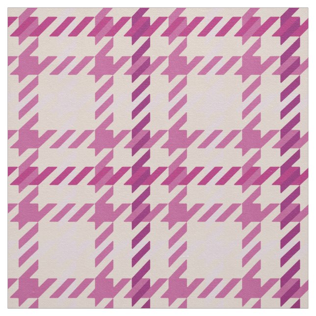 Tissu motif de fond rose et jaune rétro (Échantillon)