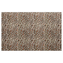 Tissu Motif de fourrure Giraffe