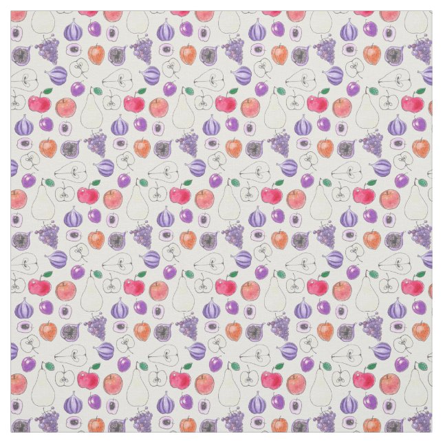 Tissu Motif de fruits (Échantillon)