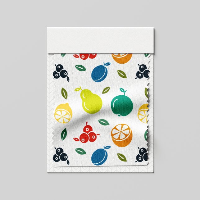 Tissu Motif de fruits, Plum, Orange, Citron, Poire, Pomm (Créateur téléchargé)