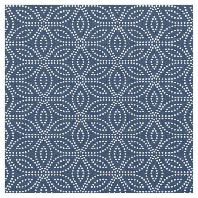 Tissu Motif de géométrie sacrée hiver (Fermer)