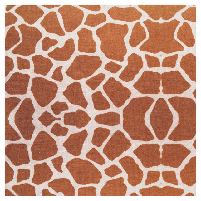 Tissu Motif de girafe de safari (Fermer)