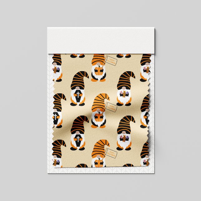 Tissu Motif De Gnomes, Halloween Gnomes Trick Ou Treat (Créateur téléchargé)