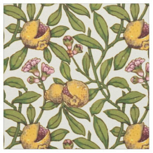 Tissu Motif de grenade vintage de l'ère victorienne