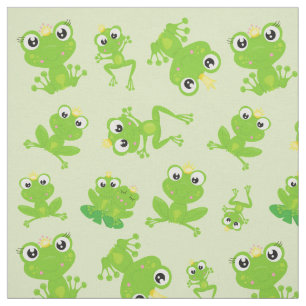 Tissu Motif de grenouille, Grenouilles mignonnes, Grenou