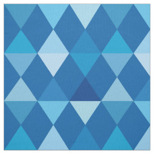 Tissu Motif de harlequin/diamant - bleus de denim