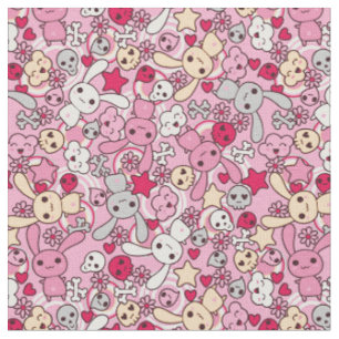 Tissu Motif de Kawaii