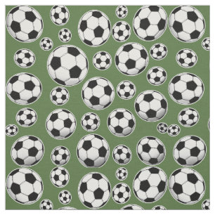 Tissu Motif de la balle de football supérieure de l'arb