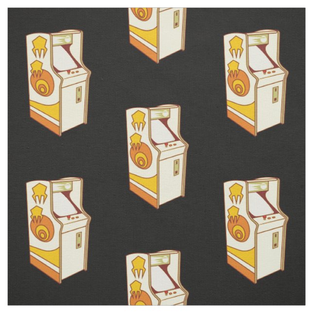 Tissu Motif de la console de jeu Tall Arcade (Échantillon)