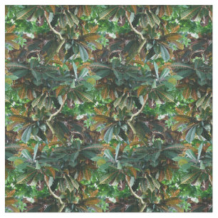 Tissu Motif de la jungle tropicale verte