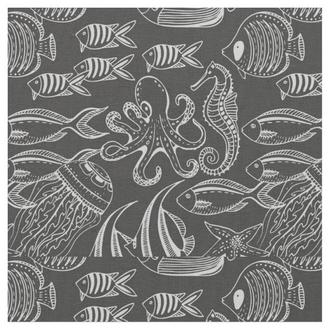 Tissu Motif de la Mer Noire (Fermer)